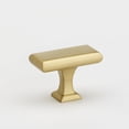 thumbnail image 2 of Alno A310-14-SB Manhattan 1-1/4" Knob Satin Brass, 2 of 4