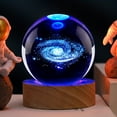 thumbnail image 4 of MyArtWe 3D Crystal Ball Colorful Night Light Galaxy Table Lamp, 4 of 8