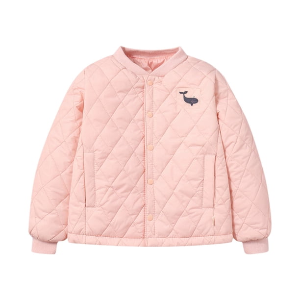 Gibobby Chamarra acolchada para niñasNiñas Niños Niños Otoño e Invierno Manga Larga Bolsillo Cálido Camisa Suelta Top Chaqueta Abrigos(Rojo, 8-9 Años)