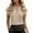 Beige, variant on Women's Lace Detail Blazer, Solid Color Long Sleeve Open Front Jacket for Spring Summer Business Casual