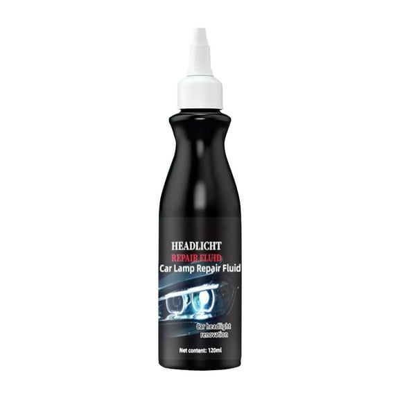 Auto Headlight Restoration Liquid Polish Cleaner For Dull Yellow Headlamp Scratch Repair 120Ml 5.5 Inch Car Light Maintenance Solution
