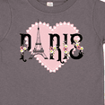 thumbnail image 4 of Inktastic Paris Pink Heart Eiffel Tower with Flowers Boys or Girls Toddler T-Shirt, 4 of 5