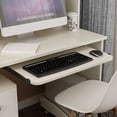 thumbnail image 2 of 1 Pair Bearing Desk Keyboard Drawer Tray Slide Rail Track Side Mount Track, 2 of 6