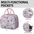 thumbnail image 6 of Lunch Bag Lunch Box for Women Reusable Insulated Lunch Bags,Water-Resistant Gothic Cooler Lunch Tote Bag, Large Capacity for Work Travel Picnic, 6 of 6