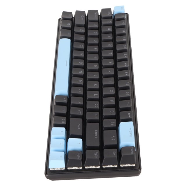 Teclado Mecánico Para Juegos Con Interruptor Azul, Diseño Compacto De 68 Teclas, Con 10 Modos Retroiluminados RGB, Rollover De Tecla N Para PC/portátil