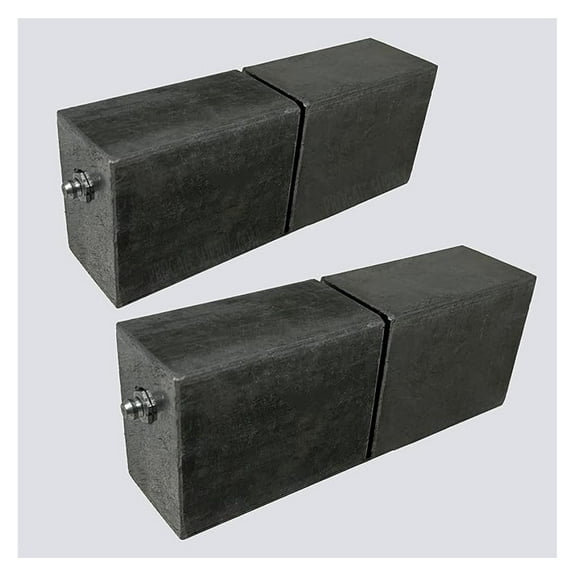 7" Square Steel Gate Hinges - Heavy Duty Weld On Bearing Hinges (Pair) - Up to 900lbs - 1/8" NPT Grease Zert - Farm & Ranch Gate Hardware