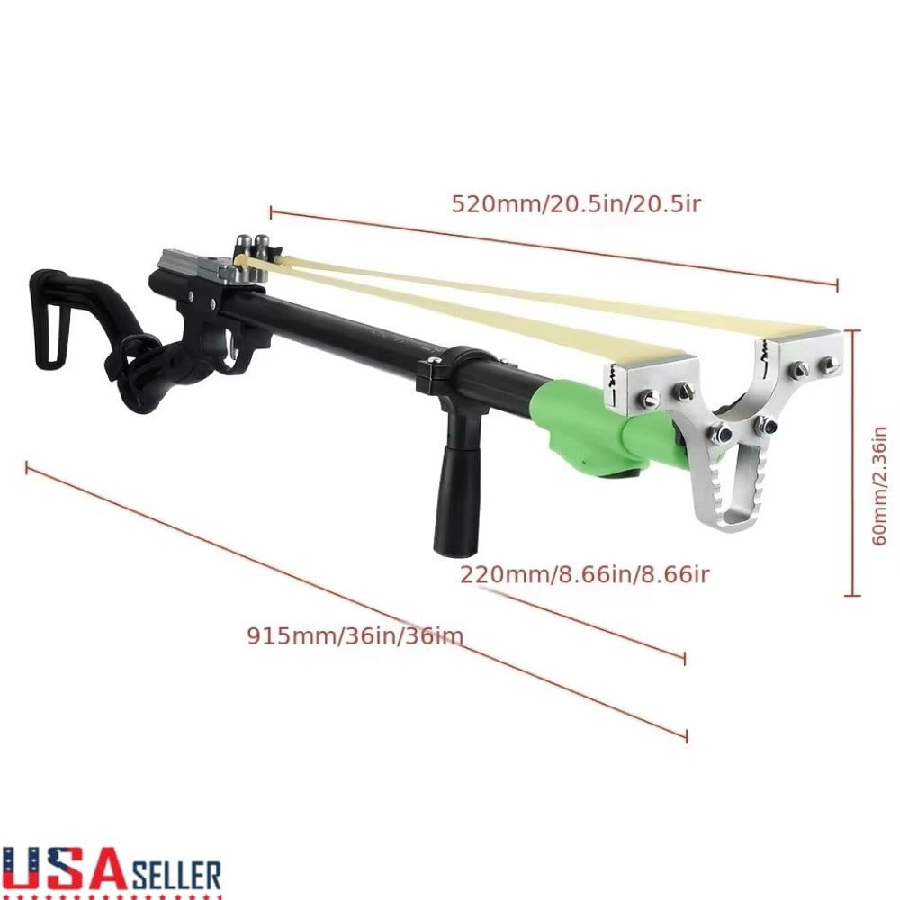 Powerful Slingshot Rifle Portable Heavy Duty Catapult Outdoor Hunting For Adult