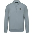 thumbnail image 2 of Men's Levelwear  Gray San Diego Padres Upright Insignia Tri-Blend Quarter-Zip Pullover, 2 of 3