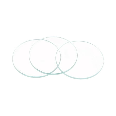 

Uxcell 8 Pack 20mm Dia. Watch Glass Crystal Lens Single Dome Round 1.6mm Edge Thickness Clear