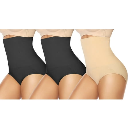 

VASLANDA Womens High Waist Postpartum Recovery Slimming Underwear Tummy Control Panties Pack of 3