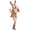 Brown, variant on Women sexy Fluffy Hooded Bodysuit Halloween Deep V Kawaii One Piece Lingerie Rompers with Choker and Socks
