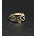 thumbnail image 2 of 14k Real Solid Yellow Gold Evil Eye  Ring, 14k Solid Gold Women Dainty Ring, Evil Eye Gold Ring for Women,14k Evil Eye Gold Ring (Ring size:7;), 2 of 3