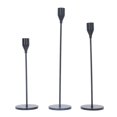 thumbnail image 1 of Tall Candle Holder, Candlestick Holders Non Slip Round Base Table Decoration Matte Black  For Bar, 1 of 8