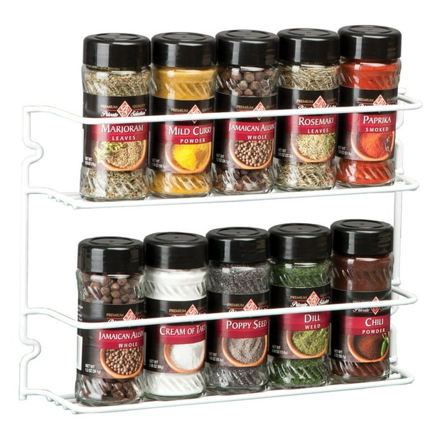 AP Products 004504 White Stainless Steel Spice Rack
