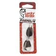 thumbnail image 1 of Lucky Strike Baitworks #4 Nickel Double Spinner - 3-pack - Fishing Spinner, 1 of 5