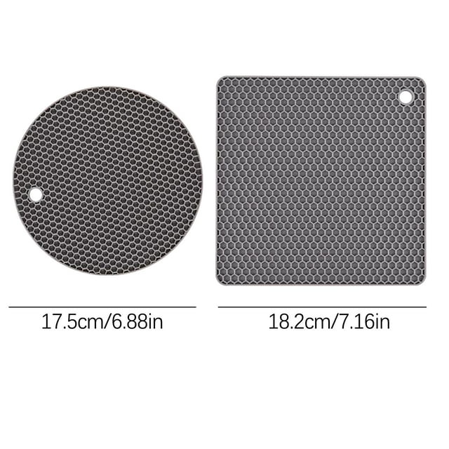Birdeem Mat Set Silicone Heat Insulation Table Mat Kitchen Pot Scalding Mat Kitchen Mat Casserole Mat Oven Heat Insulation Mat