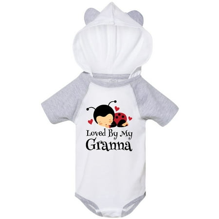 

Inktastic Granna Loves Me Ladybug Gift Baby Boy or Baby Girl Bodysuit
