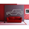 thumbnail image 2 of LaModaHome 1975 Bronco Metal Silhouette Wall Art, 2 of 5