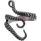 thumbnail image 1 of Anillo de tentáculo de pulpo estilo punk ajustable, unisex, regalo de joyería de pez diablo, 1 of 5