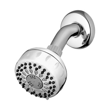 1 Pc, Waterpik Powerspray Plus Chrome 5 Settings Showerhead 1.8 Gpm
