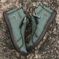 thumbnail image 4 of Botas de hombre hechas a mano, botines con costuras clásicas, zapatos casuales con cremallera para exteriores, 4 of 5