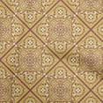 thumbnail image 1 of oneOone Georgette Viscose Gamboge Yellow Fabric Asian Ornamental Sewing Material Print Fabric By The Yard 42 Inch Wide, 1 of 5
