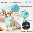 thumbnail image 4 of Dog Vest Summer Breathable Ice Silk Pet Clothes for Medium Large Dogs Lightweight Comfortable Outdoor Wear, 4 of 6
