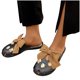 thumbnail image 4 of Amzcrzy Zapatos de mujer,Zapatos de mujer,Zapatillas de mujer, Sandalias de moda para mujer con lazo, medias cruzadas, cómodas, suela suave. Sandalias Mujer Zapatillas De Casa, 4 of 6