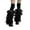 Black, variant on Stockings in Sale, Women's Gyaru Fluffy Leg Warmers Goth Leg Warmers Rib Knit Lolita Girls Boot Socks 1*Pair of Socks White