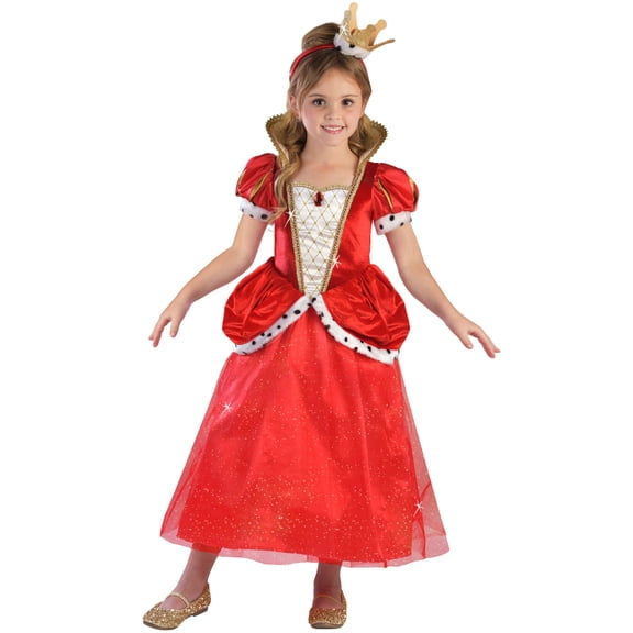 Royal Queen Halloween Costume for Children, Girl's Size S (6/6x), by Way to Celebrate