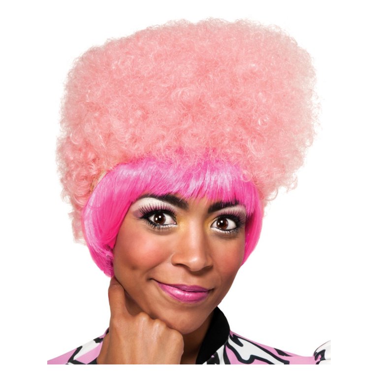 Rubies Costume Co Adult Nicki Minaj Pink Curly High Top Costume