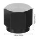 thumbnail image 5 of DEEPCRAFF Tapón De Con Ajuste 6An En Aluminio Negro Para Accesorios Automotrices, 5 of 6