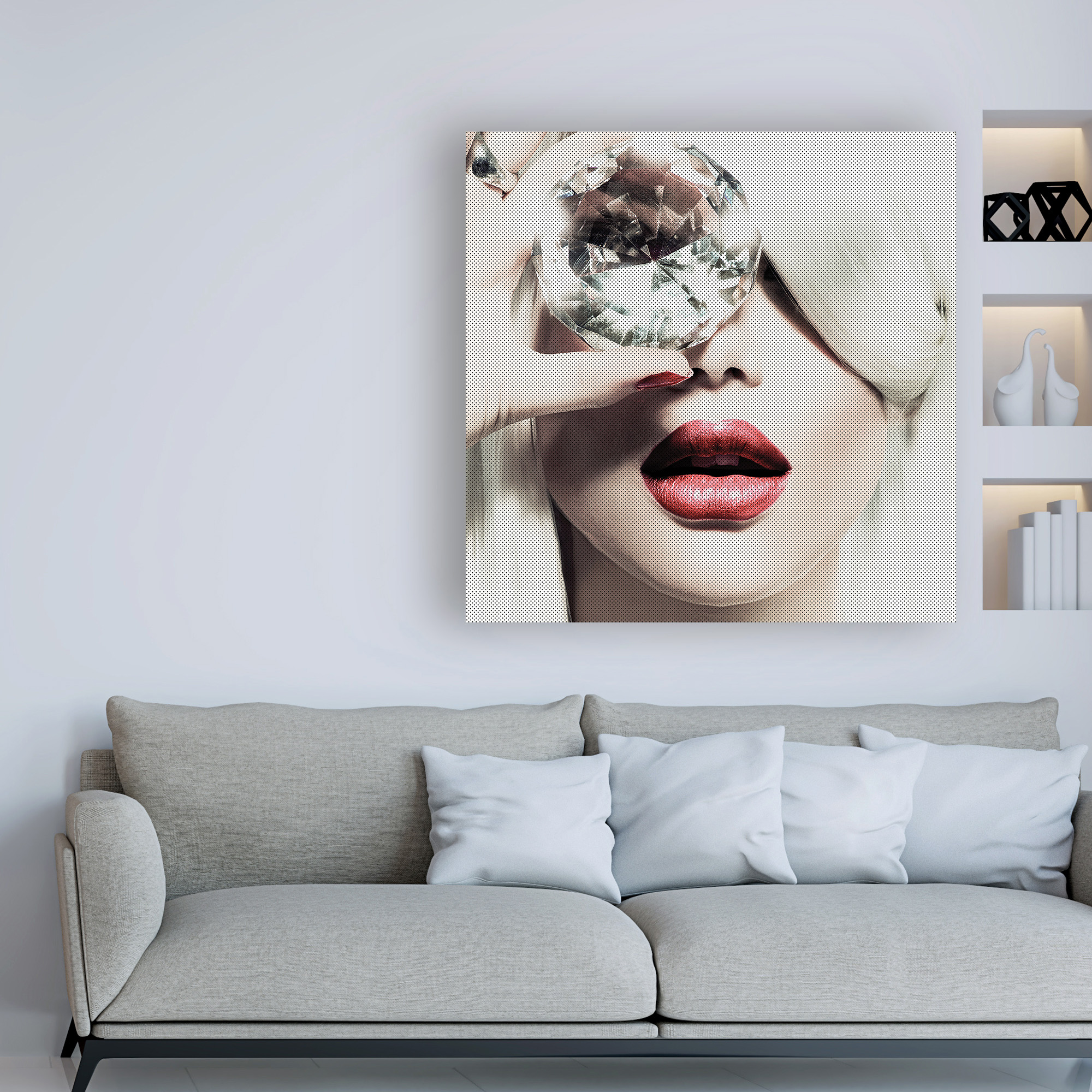 Trademark Fine Art 'Diamonds are Forever' Canvas Art by Incado