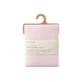 thumbnail image 4 of George Bébé 1PK Drap-housse pour berceau 100 % coton, Rose, 4 of 5