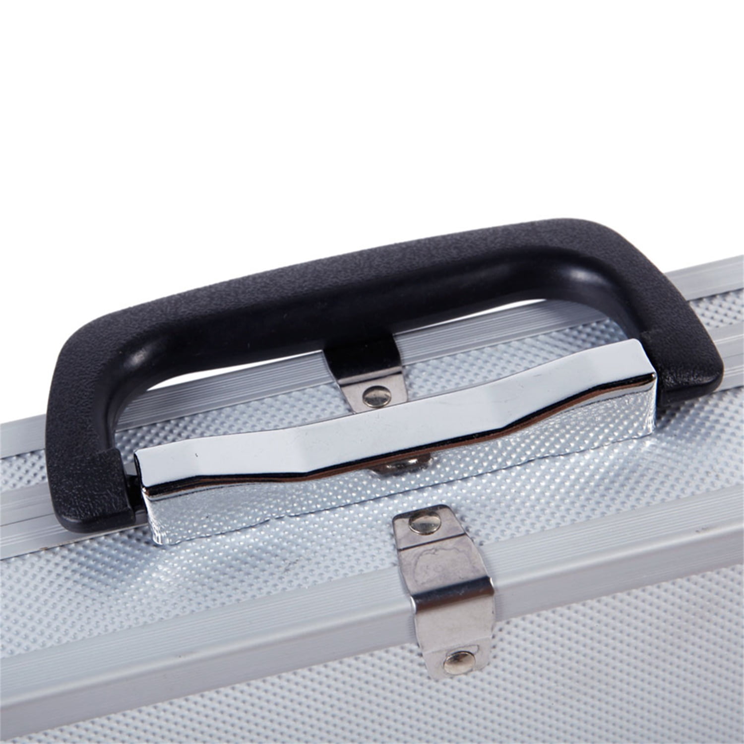 Kadyn Aluminum Storage Carry Case, Small Safe Box, Storage Box, Hard Storage Carry Case, Black