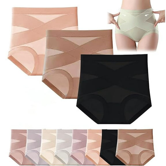 Ciracla Lushybum - Premium Comfort Leakproof Shaping Undies, Women's High Waisted Underwear Tummy Control Panties