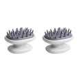 thumbnail image 3 of Advancent Cepillo de de raíces para el cabello para ducha blanco 2piezas, 3 of 6