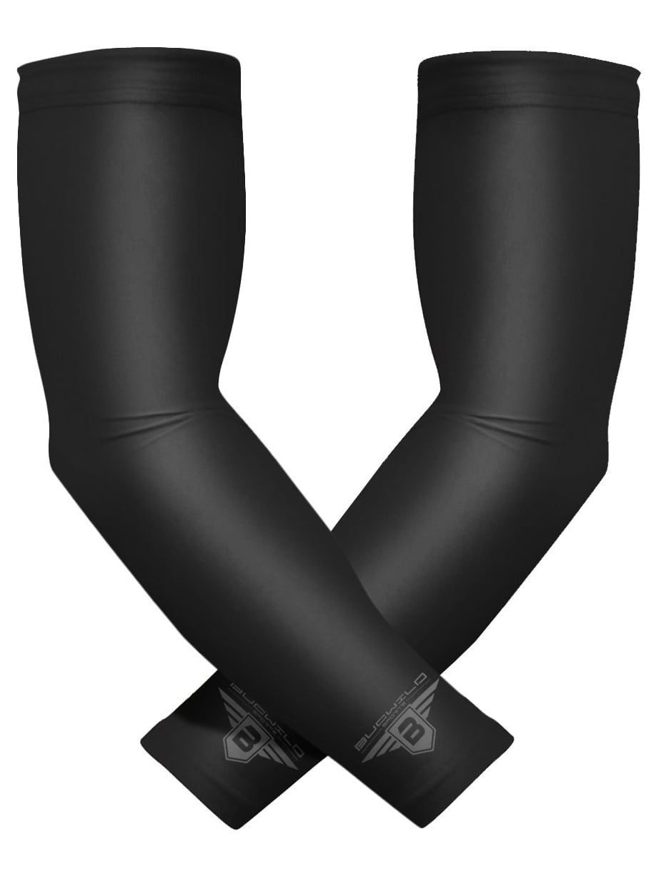 Bucwild Sports Compression Arm Sleeves 1 Pair 2 Sleeves Youth & Adult