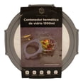 thumbnail image 2 of Contenedor Hermético Home Trends de Vidrio Diseño Circular Transparente 1.3 Litros, 2 of 4