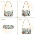 thumbnail image 2 of ALAZA Snowman Retro Poinsettia Women's Chain Shoulder Bag Hobo Handbag Tote Crossbody Purse, 2 of 7