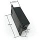 thumbnail image 4 of 20 Piezas Caja de Batería de 9 V / Soporte / Cubierta del Compartimento de la Caja con Clip de Batería de 9 Voltios para Accesorio de Repuesto de Registro de Bajo de Guitarra, 4 of 5