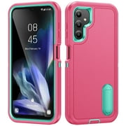 TECH CIRCLE for Samsung Galaxy A54 5G Case, Anti-Drop Hybrid Heavy Duty Protective Phone Cover Shockproof Rugged Military Bumper Tough Kickstand Cover for Samsung Galaxy A54 5G 6.4" 2023,Rose