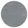 thumbnail image 1 of HomeRoots 349781 8 ft. Round Polyester Grey Area Rug, 1 of 1