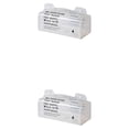 thumbnail image 3 of jesticaly Tissues Cover Transparent Waterproof Desktop Napkin Box Portable Container Office Paper Towel Holder Dispenser White 2Set, 3 of 6