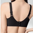 thumbnail image 6 of DDAPJ pyju Womens Seamless T-Shirt Bras Wireless Comfy Everyday Bra Scalloped V-Neck Lace Bralette Full Coverage Push Up Bras Black L, 6 of 7