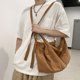thumbnail image 1 of Bolsa Bandolera De Lona Bolso de libros unisex con correa ancha y ajustable, bolso de viaje holgado y plegable versátil, 1 of 8
