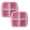 C*2, variant on 1 Pcs Snack Containers, Divided Bento Lunch Snack Box with Transparent Lids, Reusable Meal Snack Containers for Adults, BPA Free, 4 Compartment Food Storage Containers for People Work Travel