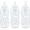 NUK Perfect Fit Baby Bottle, Dots, 3 Count (Pack of 1 )