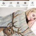 thumbnail image 3 of Orinice Forest Deer Blanket Gifts for Women Adults, Deer Themed Throw Blankets, Soft Cozy Lightweight Deer Plush Throws for Living Room Sofa Couch Home Decor 40x50in, 3 of 6