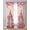 Pink HotPink Beige, variant on Valentine's Day Sheer Curtains 39 Inch Length 2 Panels Set for Living Room/Bedroom, Ombre Pink Gnomes Love Roses Romantic Kitchen Curtains Grommet Semi-Sheer Curtains Window Treatments 27.5"x39"x2